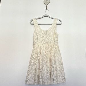 Cream Lace dress